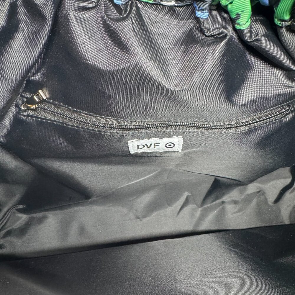 NWT Diane Von Furstenberg Laptop Bag Disco Zebra Green Fits most 14 inch laptops - Picture 11 of 16